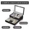 Kirotla Estuche Alhajero Relojes Caja Organizador De 12 Espacios