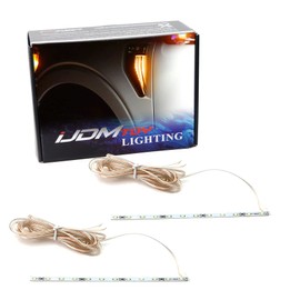 iJDMTOY Amber Yellow LED Background Illumination Lighting Kit Compatible with 2021-up Ford F150 Side Fender Emblem