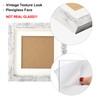 TOFOREVO 6x6 Picture Frames Set of 6 Distressed White Wood