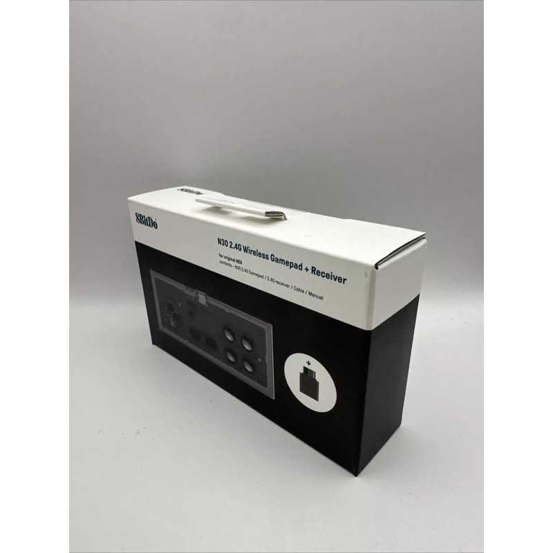 8Bitdo N30 2.4G Wireless Gamepad for NES - Transparent Edition