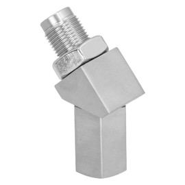 Adaptador de Sensor de Oxígeno, Espaciador Extensor de Sensor de Oxígeno de 45 ° Adaptador de Rosca M18x1,5 Convertidor Catalítico Fijo CEL