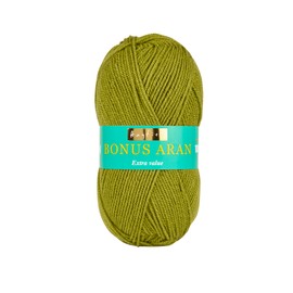Hayfield Bonus Aran Yarn, Fern Green (603), 100g