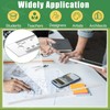 Trandraft 2 Pieces 36 Inch Metal Ruler Stainless Steel Metal
