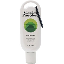 Standard Procedure. Gel De Aloe Vera, Alivio Calmante Para Después De Tomar El Sol, Hidrata Y Refresca La Piel Seca, Aloe Vera Puro, No Graso, 2 Oz