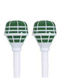 Pack of 2 Bridal Bouquet Holder Decoration Flower Plastic Handle DIY Bridal Flower Base for Wedding Bouquet Accessories