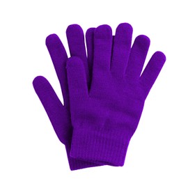 UTTPLL Stretchy-Mittens-Sports-Knit-Gloves Women Men Magic Gloves Unisex Winter Full Finger Elastic Warm Mittens Cospaly Costume Purple