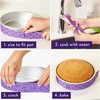 Growtail Growtail 4 Pcs Bake Even Strip,Cake Pan Strips, Cake