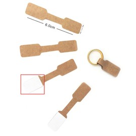 400 Pcs Jewelry Price Tags Stickers Blank Jewelry Pricemarker Tags Necklace Ring Label Stickers Self Adhesive Barbell Stickers for Bracelet Earring