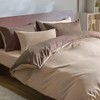 BELLUNA Duvet Cover Set, Single, 3-Piece Duvet Cover, Fitted Sheet