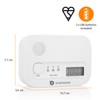 Smartwares FGA-13041 Carbon Monoxide Detector, 10 Year Sensor, Digital Screen,