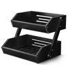 G.a HOMEFAVOR Fruit Basket for Kitchen, 2-Tier Fruit Bowl for