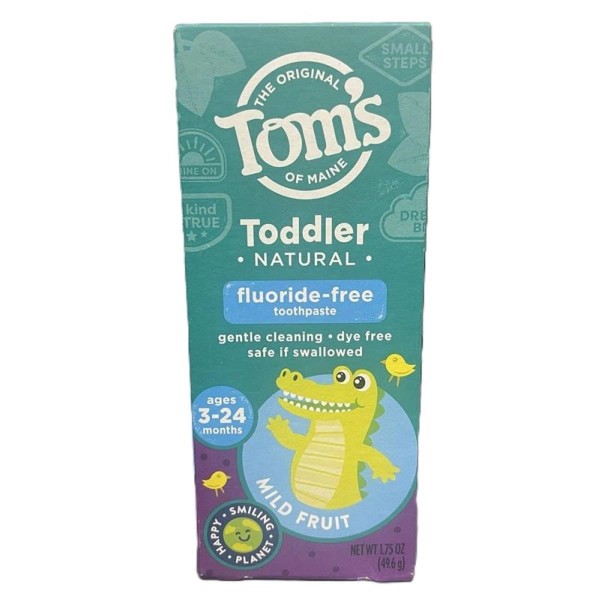 Tom's of Maine Mild Fruit Toddler Fluoride-Free Training Toothpaste