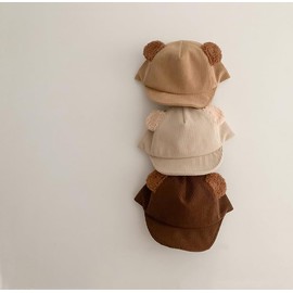 Chic Kids Bear Cap Baby Cap, beige