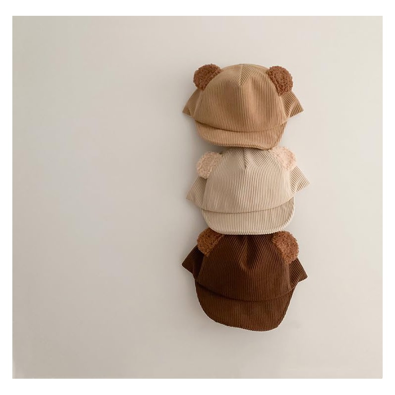 Chic Kids Bear Cap Baby Cap, beige