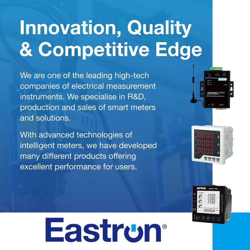 EASTRON SDM230DR Electricity Meter - Single Phase - Class 1