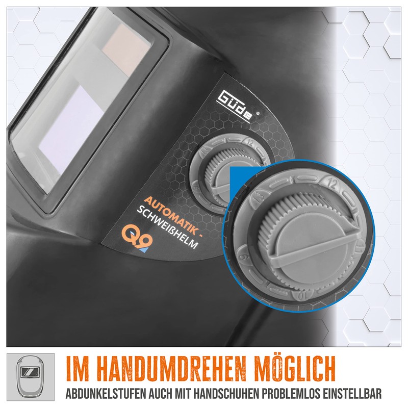 Güde Automatic Welding Helmet GSH-TC-2