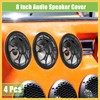 REPAIROCK Universal 8" Car Speaker Grills Cover Round 8 Inch