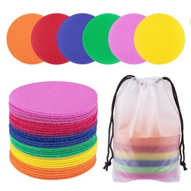 Pack of 30 Carpet Spot Classroom Spot Markers Multipurpose Round Puzzle Carpet Stickers