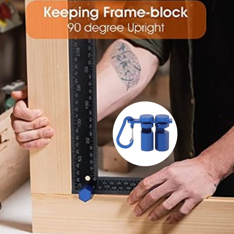 Stair Measuring Knob, Square Gauge Aluminium Alloy Stair Stringer Layout
