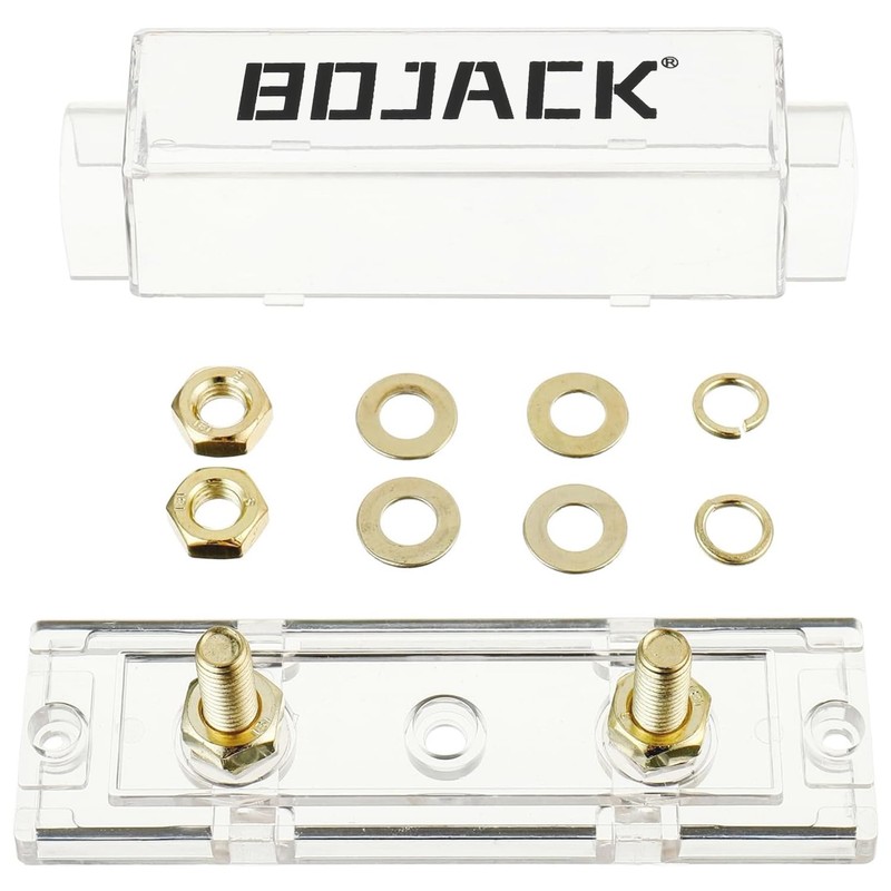 BOJACK 2PCS 60A ANL Fuse Holder and 2PCS 60Amp 32VDC