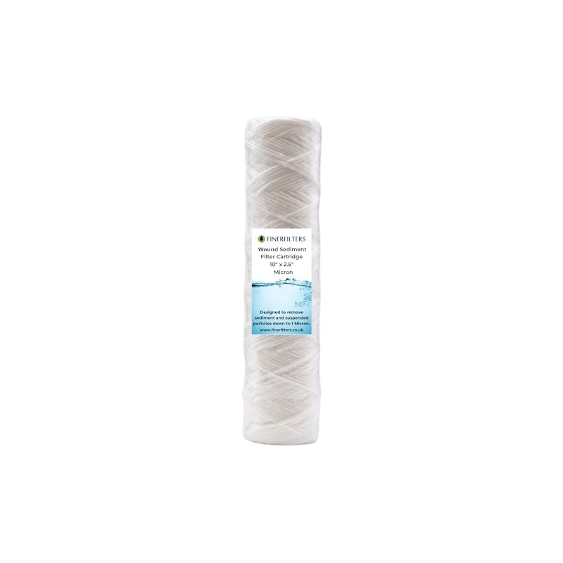 10" Standard Wound String Sediment Water Filter | 1 Micron,