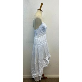 Scully Women's Cantina Mercy Spaghetti Strap Dress White Size Large -