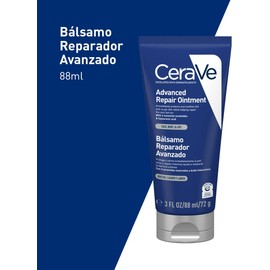 CeraVe Bálsamo Reparador Avanzado para Piel Seca a Muy Seca, con 3 Ceramidas Esenciales y Pantenol, Restaura la Barrera Cutánea y Protege contra la Sequedad, 88 ml