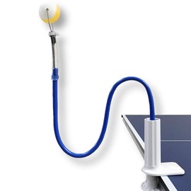 VICHE CATT Table Tennis Practice Machine, Bare Vibration, Training Machine, For 1 Person, Practice, Tabletop, Compact, (Pinch Type, Total Length 25.6 inches (65 cm)