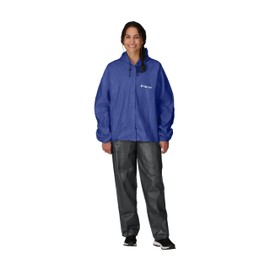 FROGG TOGGS womens Ultra-lite2 Waterproof Breathable Protective Rain Suit, Purple and Black, Large