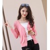Mooncolour Womens 24 Colors Knit Outwear Autumn Cardigan Sweater, Pink,