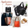 WADORN Leather Wallet Handle, 42 cm Short PU Leather Handbag
