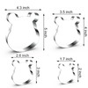 Bear Cookie Cutter Set Large Small Mini - 5", 4",