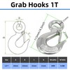 Grab Hooks, 1T Crane Scale, Heavy Duty Slip Hooks Stainless