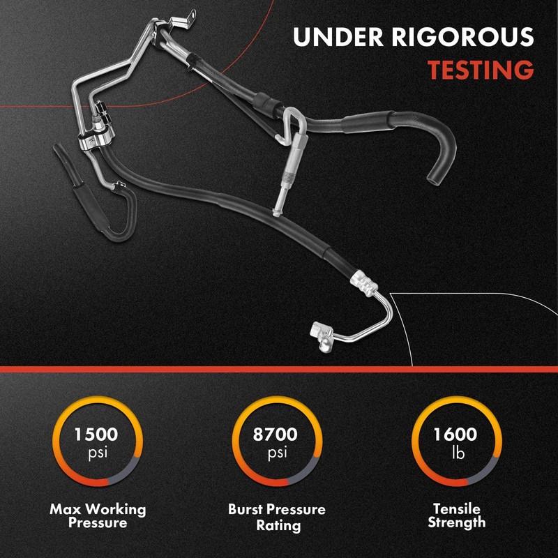 A-Premium Power Steering Hose Pressure & Return Hose Line Assembly