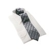 [COLORATA] Carolata Shark Pattern Necktie (100% Silk / Jacquard Woven),