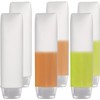 5 Pcs White 1 oz Travel Bottles Empty Refillable Toothpaste