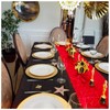 WISPET Red Sequin Table Runner 12 X 108 Inch Pack