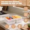 Galanova Stackable Snackle Box Container with 2 Lids - BPA-Free