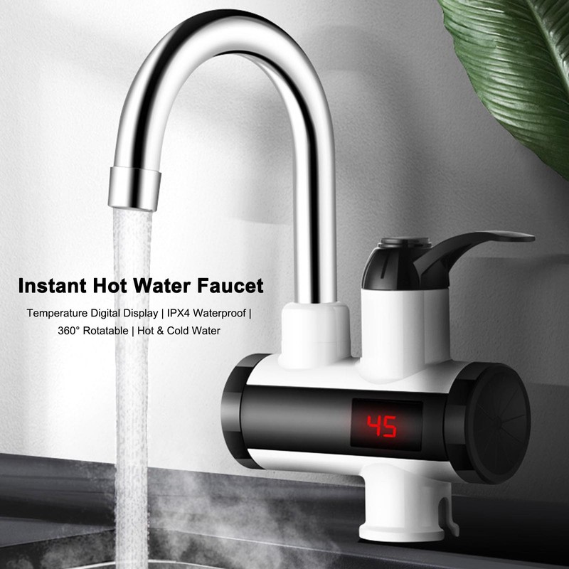 3000W Instant Hot Water Faucet Electric Water Heater Tap with