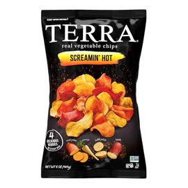 Terra Chips Screamin' Hot Vegetable Chips, 5 oz (Pack of 12)