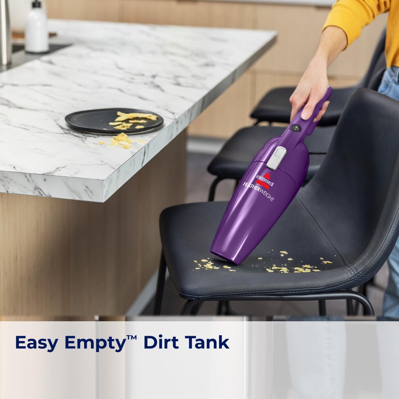 Bissell 20334 Featherweight Stick Vacuum Lightweight Bagless Vacuum, Purple