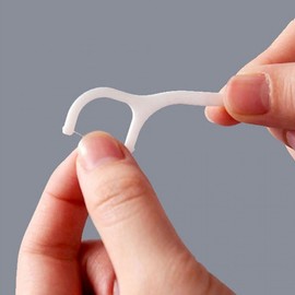 Care between teeth, 1,100 large-capacity interdental floss, oral supplies, food residue removal, plaque Interdental floss 1100 pieces