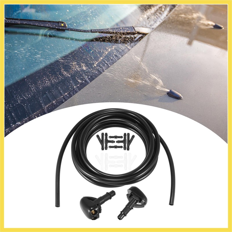 PARSKILO Front Windshield Washer Hose Kit Fit for Mitsubishi Lancer