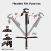 Koolehaoda 71.6” Camera Monopod with 3-Way Pan Tilt Head &