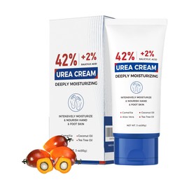 Urea Cream 42%, 3.0 oz (85 g) Urea Moisturizing Moisture Dry Cracked Feet Heel Knee Elbow Hand Repair Moisturizing Corn Horns Unisex