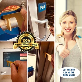 Mogix Pro Clean Key Door Opener (Pack of 2) â Contactless Hook Accessory for Opening Handles â Push Button, Stylus & Bottle Opener - Pocket-Size Utility Tool for Safety and Hygiene