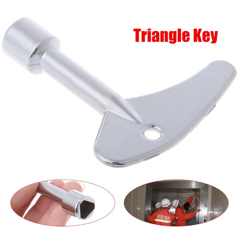 Triangle Spanner Key, Emergency Lift Door Release Lock Keys, Inner