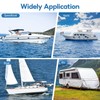 4 Set Pontoon Boat Gate Latch Kit ABS Square Frame