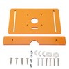 BORDSTRACT Router Table Insert Plate, Engineering Plastic Router Templates CNC