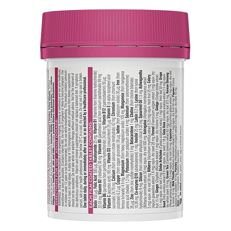 Swisse Women's Ultivite Multivitamin 120 Tablets